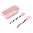 thumbnail image 1 of Ganfancp Stainless Steel Baking Set Cake Scraper Oil Brush 3Pcs/Set Holiday Deals, 1 of 1