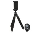 thumbnail image 2 of Selfie Stick Tripod, Remote Control Design Anti Slip 1/4 Inch Standard Screw Flexible Sponge Tripod  For Photography, 2 of 8