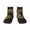 1 Black, variant on Palatial Gold Pattern Horse Pattern Quarter Crew Socks,Toe Seamed Ankle Socks,Cotton Cushioned Breathable Athletic Crew Sports Socks