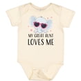 thumbnail image 3 of Inktastic Elephant My Great Aunt Loves Me Boys or Girls Baby Bodysuit, 3 of 5