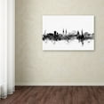 thumbnail image 3 of Trademark Fine Art "Belfast N. Ireland Skyline B&W" Canvas Art by Michael Tompsett, 3 of 3