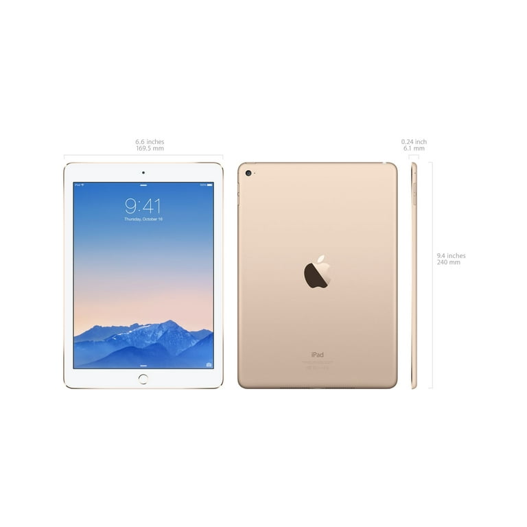 iPad Air 2 (128GB) GOLDWiFi +セルラー（AU) Amazon.com: Apple iPad Air 2, 128GB, 4G + Wi-Fi - Gold