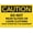 Warning Sign 4, variant on Caution Do Not Wear Jewelry Aluminum Sign 12 x 8 Inches - UV Ink Printed, Durable for House, Business, Indoor Outdoor Factory, Workshop, Machinery Area