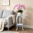 thumbnail image 5 of 2-Tier Metal Plants Stand Indoor Outdoor Wrought Iron Flower Pot Holder for Balcony Garden Patio Home Decor Plants Shelf, 5 of 6