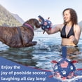 thumbnail image 3 of Balón de fútbol para perros QDAN duradero para perros grandes, 20 cm, 3 of 8