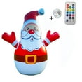thumbnail image 3 of Scienceny Muñeca de jardín de Navidad para exteriores, decoración de Papá Noel, adorno de Navidad ajustable, Control remoto, IP68, patio de Suministros de soldadura, 3 of 6