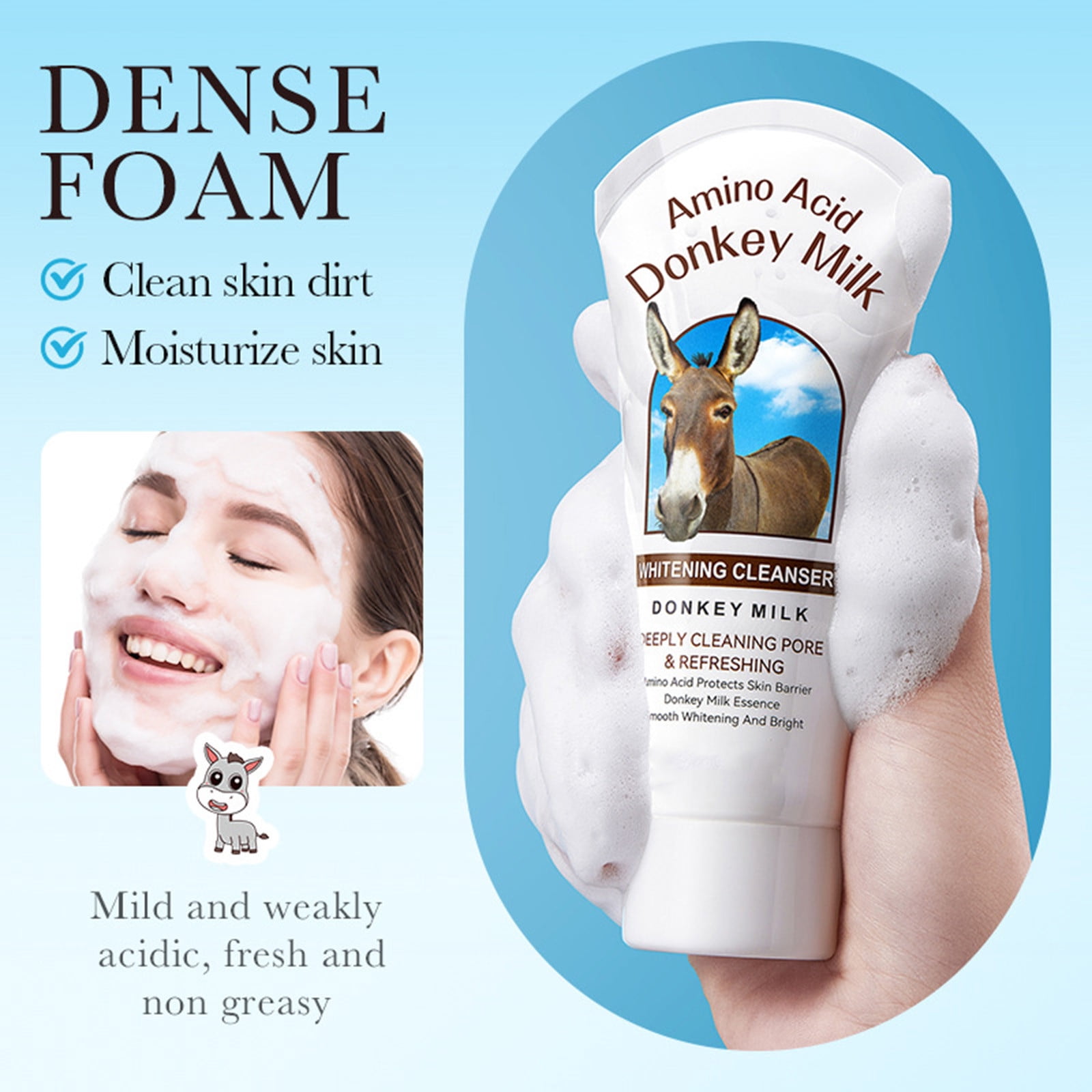 Face Wash Dry Skin Eyelash Extension Wash Foaming Face Wash down There Wash Thursday Plantation Face Wash Facial Globes Face Massage Head Remover Creme Hair for Face Mens Facial Travel Size Gentle