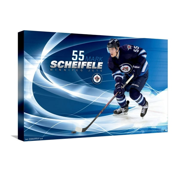 NHL Winnipeg Jets - Mark Scheifele 14 Canvas Wall Poster, 14.725" x 22.375"