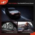 thumbnail image 6 of A-Premium Manifold Pressure Sensor Compatible with Dodge Stratus 2003-2004 Mitsubishi Eclipse 2003 V6 3.0L Petrol, 6 of 8