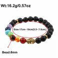 thumbnail image 2 of RSAMD Natural Gemstone Beads Buddha Head Beaded Men Womens Lava Bead Handmade Bracelet-218, 2 of 2