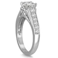 thumbnail image 2 of SZUL Women's 1 2/5 Carat TW Princess Cut Diamond Engagement Ring in 14K White Gold (J-K-L Color, I2-I3 Clarity), 2 of 3