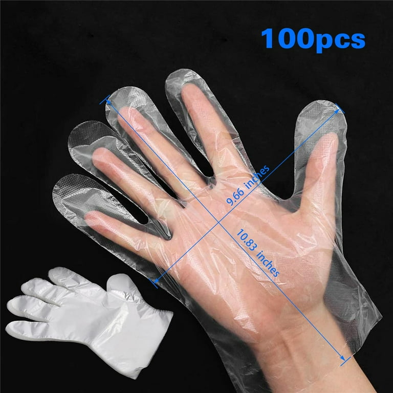 Clean ones plastic disposable gloves deals