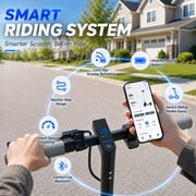 Nexrid Electric Scooter - Electric Scooter Adults, 350W Motor, 19 MPH Top Speed, 8.5 Tires, 19 Miles,Long Range Electric Scooter for Adults and Teens,Purple