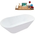 thumbnail image 3 of 70'' Streamline N3660BGM Freestanding Tub and Tray With Internal Drain, 3 of 6