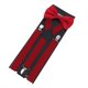 thumbnail image 5 of Conjunto de tirantes y pajarita para hombre, tirantes ajustables, accesorios de vestir para el hombro rojo, 5 of 9