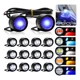 thumbnail image 1 of 12 Led Focos Tipo Xenon Niebla Auto Con Estrobo Para Moto, 1 of 7