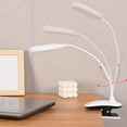 thumbnail image 6 of SLYNSHome Clip on Lamp for Desk LED Eye Protection Reading Lights with 3 Brightness Level Table Top Gooseneck Lamps Bedroom Night Light Home Decoration, 6 of 6