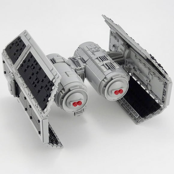 Small Particle Insertion Block Toys Compatible with LEGO Star Wars MOC-22018 TIE Fighter