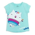 thumbnail image 5 of Dreamworks Gabby's Dollhouse Toddler Girls 2 Pack T-Shirts Toddler to Big Kid, 5 of 5