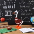 thumbnail image 5 of 7 Inch Desktop Goose Football Outfit Set, Mini Statue Sport Costume With Matching Cap, Football Themed Goose Attire, Decorative Clothing for Tabletop Goose Figurines, 5 of 9