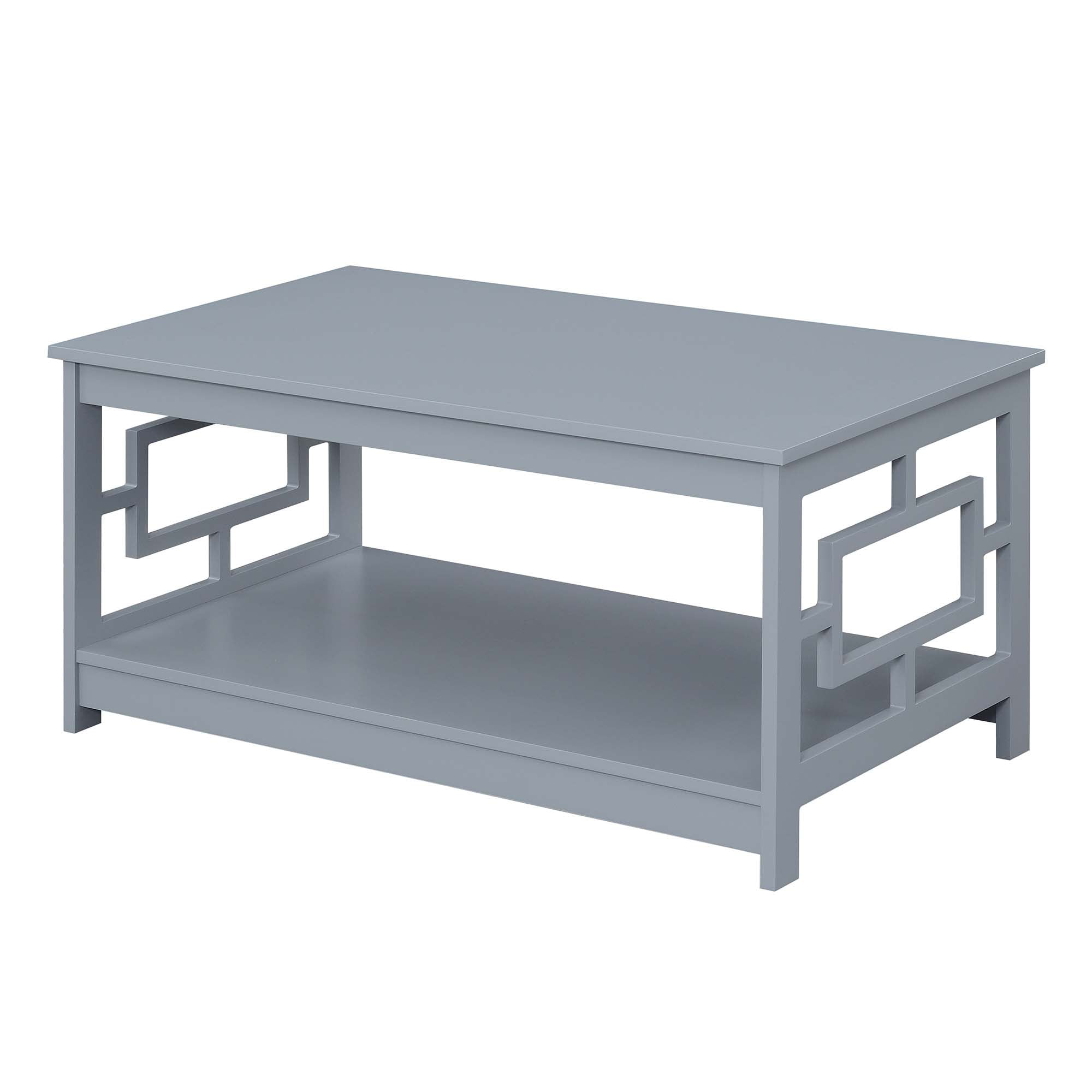 Convenience Concepts Town Square Coffee Table with Shelf, Multiple Finishes