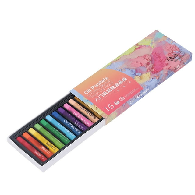 Barra de Pastel Al óleo ANGGREK 16 Colores Pasteles al óleo Multiusos