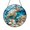 Acrylic 3.5 Inch, variant on Marine Turtle Window Hanging – Stained Glass Style Art