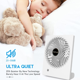 thumbnail image 3 of USB pequeño ventilador de escritorio ventilador portátil - ventilador pequeño de cuatro pulgadas cargando blanco Xemadio CPB-DE-LYY554-1, 3 of 5