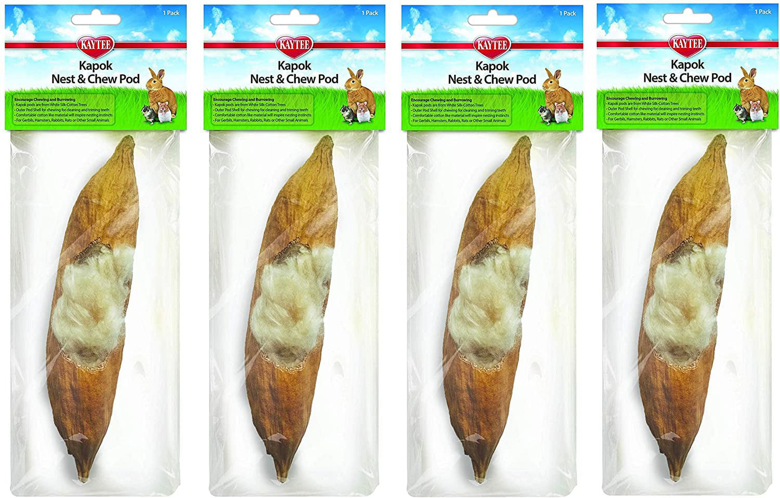 Kaytee Kapok Nest & Chew Pods, 1 pack Kaytee Kapok Nest & Chew Pods, 1 pack