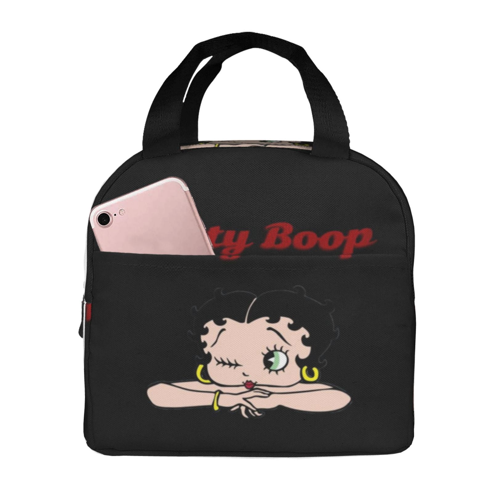 Betty Boop Insulated Lunch Bags Reusable Lunch Box, Cooler Lunch Bag Waterproof Lunch Tote For Picnic Office Work Travel Camping Gifts