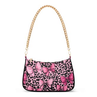Madden NYC Women's Half Moon Stud Shoulder Bag, Cow Print