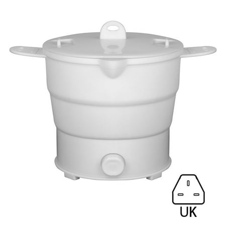 

Foldable Electric Hot Pot Cooker 1.2L Travel Heating Kettle Silicone Cookware Water Boiler Stew Soup Noodle Pot