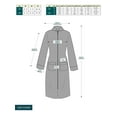 thumbnail image 6 of PAVILIA Womens Zip Up Robe with Pockets, Long Fleece Housecoat for Women, Plush Warm Zipper Robe Bathrobe with Satin Trim, Soft Cozy Full Length Lounger House Coat, Teal Sea Blue (Small/Medium), 6 of 10