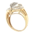 thumbnail image 5 of 10k Yellow Gold 0.85 CTTW Round and Baguette Diamond Ring (J-K, I2-I3), 5 of 5