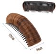 thumbnail image 6 of Ettsollp 1/3Pcs Hair Bun Invisible Fluffy Hair Pad Black Brown Blonde False Hair Clip Comb Hair Volume Base Bump Styling Insert Tool Women Hair Accessories, 6 of 8