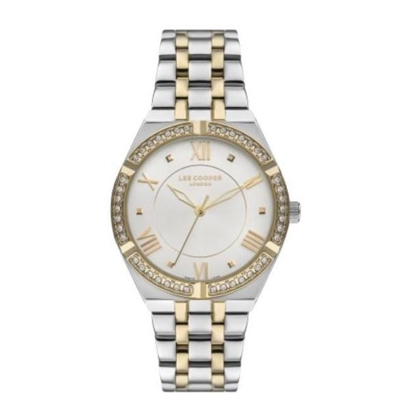 Lee Cooper LC07382.230 Ladies Silver Watch with Silver Dial