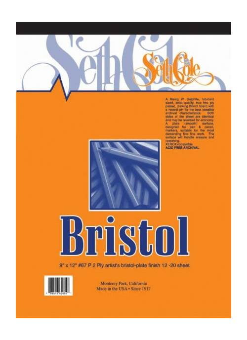 Smooth Finish Bristol Board Pad