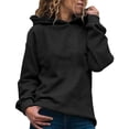 thumbnail image 2 of IMENGL Lightweight long sleeve hooded pullover, Black L, Size M-2XL, 2 of 5