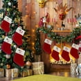thumbnail image 3 of KCEHTA Christmas Stockings with Initials, Embroidered Cable Knit Christmas Stockings, Personalized Christmas Stockings with Letter, Red Christmas Stockings for Home Party Decor, 3 of 7