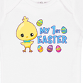 thumbnail image 4 of Inktastic My 1st Easter with Chick and Easter Eggs Boys Baby Bodysuit, 4 of 5