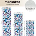 thumbnail image 4 of Lightblue Butterfly Pattern Kitchen Rugs Sets Of 3,Kitchen Runner Rugs Non Skid Washable,Decorative Kitchen Floor Mats for Kitchen,Sink,Laundry,17"x30"+ 17"x47" + 17"x59", 4 of 6