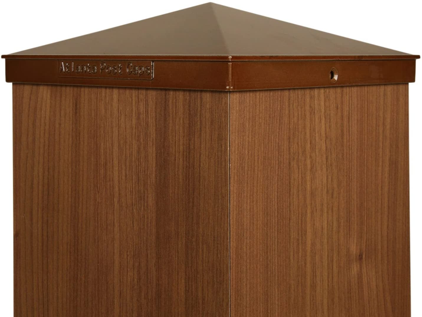 6x6 Post Caps (True 6') │ Copper Pyramid Style Square Top for Outdoor Fences, Mailboxes & Decks, by Atlanta Post Caps