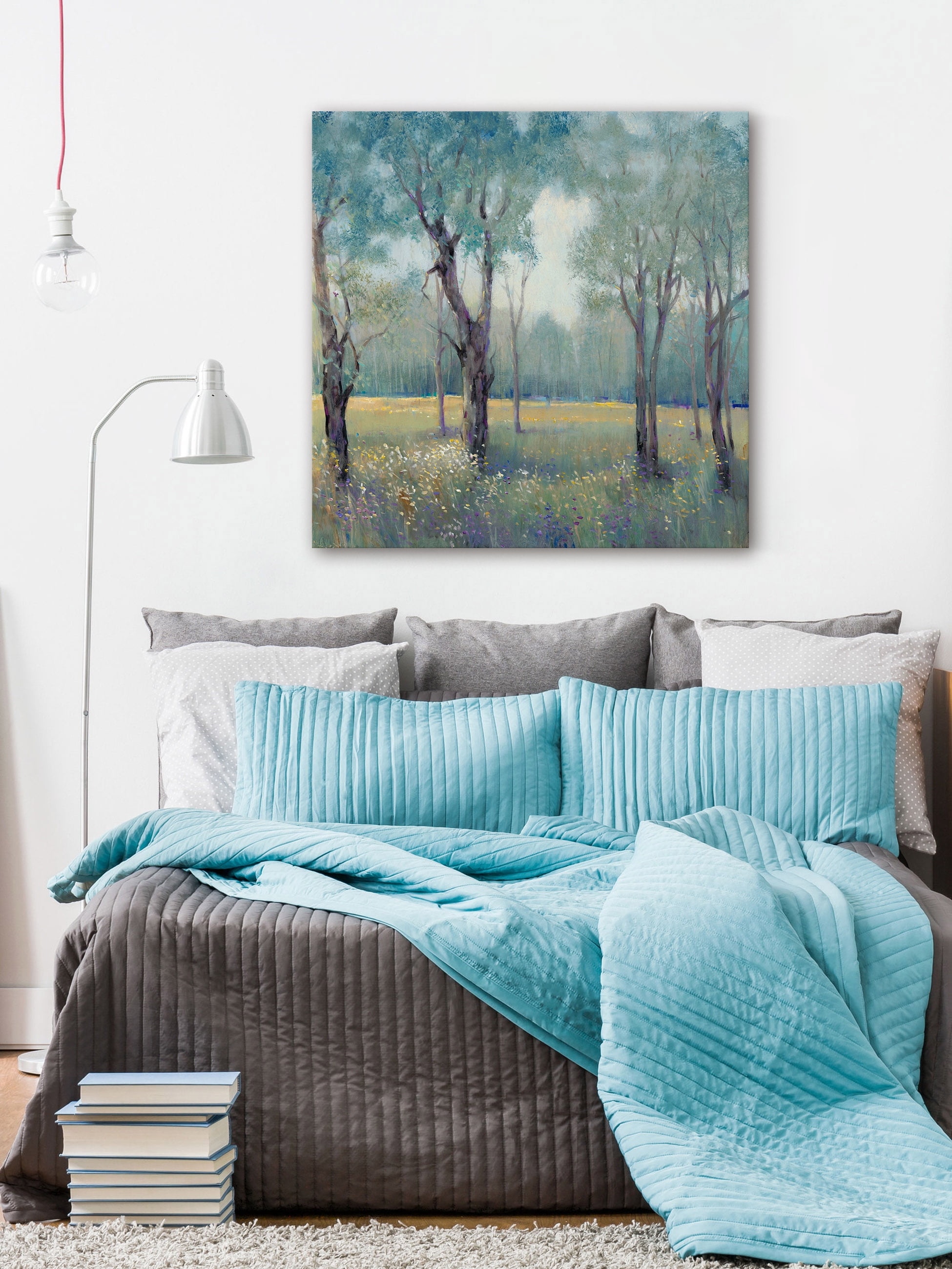 "Morning Mist" Painting Print on Wrapped Canvas
