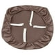 thumbnail image 2 of Funda de silla impermeable de cuero PU elástico | Funda suave y duradera para silla de comedor | Resistente a arañazos y a mascotas | Ajuste universal | Resistente al polvo | 36-48 cm | 1 pieza, 2 of 7
