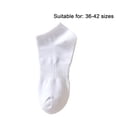 thumbnail image 6 of Eoperou 1 Pair Unisex Socks Thickened Elastic Anti-slip Mid-tube Solid Color Floor Socks Warm Soft No Ddor Sweat Absorption Lady Winter Socks, 6 of 8