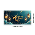 thumbnail image 6 of Ramadan Mubarak Lanterns Moon Stars Backdrop Banner Party Supplies Photography Props Decorations Arabic Wedding Ramadan Kareem Islamic Festival, 6 of 7