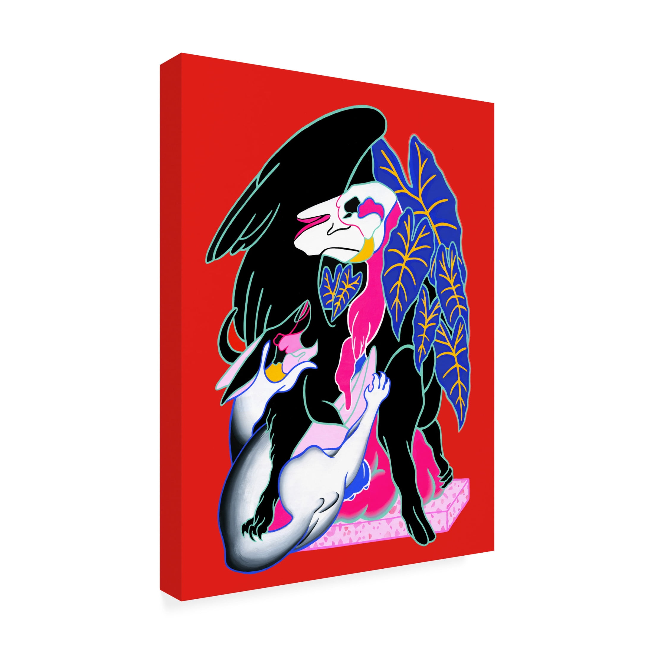 Tsz Kam 'Silent Witness, 2020' Canvas Art - 35 x 47 Inches