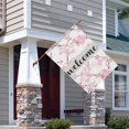 thumbnail image 2 of Spring Summer Multicolored Flower Leaves Garden Flag 28x40 Inch Double Side for Outdoor Courtyard Garden Decor Flowers Welcome Holiday Flag for Outside Decoration, 2 of 6