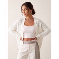 thumbnail image 4 of LMLYSoH Women's Knit Cardigan Solid Color Long Sleeve Open Front Sweater, 4 of 9