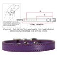 thumbnail image 2 of Faux Leather Collar Metal Buckle Pet Collar Adjustable Pet Collar for Small Dogs, 2 of 10